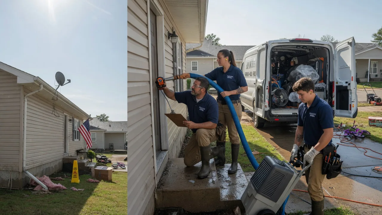 Ceiling Water Damage Restoration in Brenham, TX near me